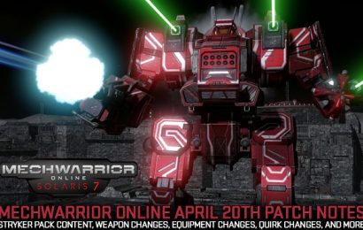 Le grand patch d’avril de MechWarrior Online apporte des modifications importantes aux armes et à l’équipement Le grand patch d’avril de MechWarrior Online apporte des modifications importantes aux armes et à l’équipement