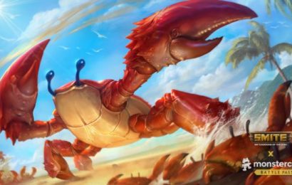 Le Battlepass de Monstercat de Smite est là et le homard de roche Khepri est triste