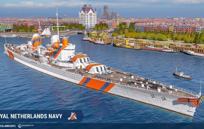World Of Warships ajoute de nouveaux croiseurs néerlandais qui peuvent faire appel à des frappes aériennes