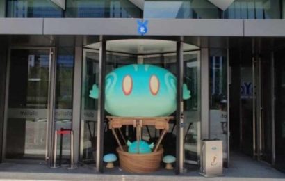 Réplique Genshin Impact Anemo Slime trop grosse pour entrer ou quitter les bureaux de miHoYo