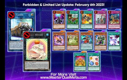 Yu-Gi-Oh! Master Duel ajoute deux nouvelles cartes à la liste d’interdiction parmi d’autres changements de liste Yu-Gi-Oh! Master Duel ajoute deux nouvelles cartes à la liste d’interdiction parmi d’autres changements de liste