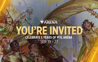 Les récompenses de la célébration du 5e anniversaire de The Gathering Arena maintenant Les récompenses de la célébration du 5e anniversaire de The Gathering Arena maintenant