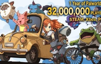 Palworld célèbre plus de 32 millions de joueurs sur les plateformes de sa première année