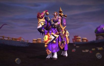 Le World of Warcraft Trading Post Goodies est coloré et à l’envers Le World of Warcraft Trading Post Goodies est coloré et à l’envers