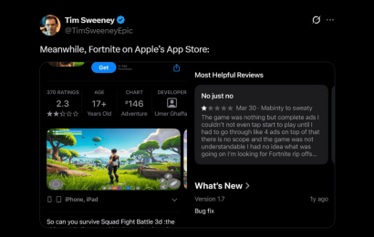 Fortnite peut ne pas être mis à jour vendredi car n’a toujours pas approuvé la soumission iOS Fortnite peut ne pas être mis à jour vendredi car n’a toujours pas approuvé la soumission iOS