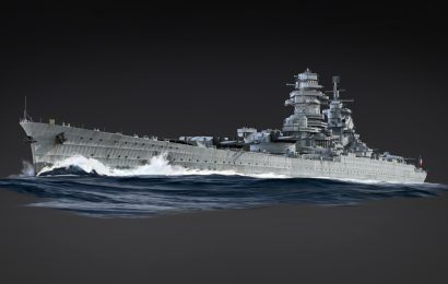 Le nouveau navire de guerre français – le Richelieu – navigue dans War Thunder Le nouveau navire de guerre français – le Richelieu – navigue dans War Thunder