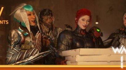 The Stream Team: Hoarding Pizza and Beer pour passer du temps dans le nouveau bar de Warframe