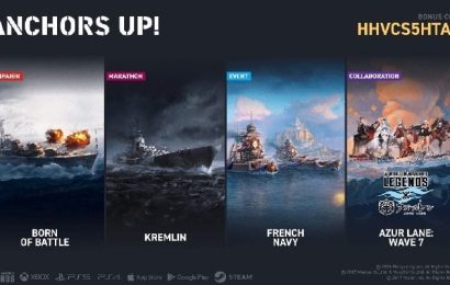 Ancres en place ! dans World of Warships: Legends, avec une nouvelle campagne, de nouvelles saisons, un nouveau navire et le retour d’Azur Lane Ancres en place ! dans World of Warships: Legends, avec une nouvelle campagne, de nouvelles saisons, un nouveau navire et le retour d’Azur Lane