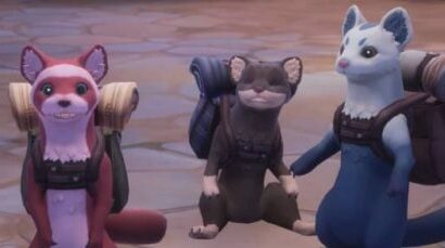 Palia taquine la nouvelle qualité de vie et un ami furet portant un sac à dos venant au ranch le 13 janvier Palia taquine la nouvelle qualité de vie et un ami furet portant un sac à dos venant au ranch le 13 janvier