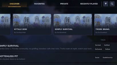 Hytale prépare un véritable système de découverte de serveur de joueurs avec sa cinquième mise à jour Hytale prépare un véritable système de découverte de serveur de joueurs avec sa cinquième mise à jour